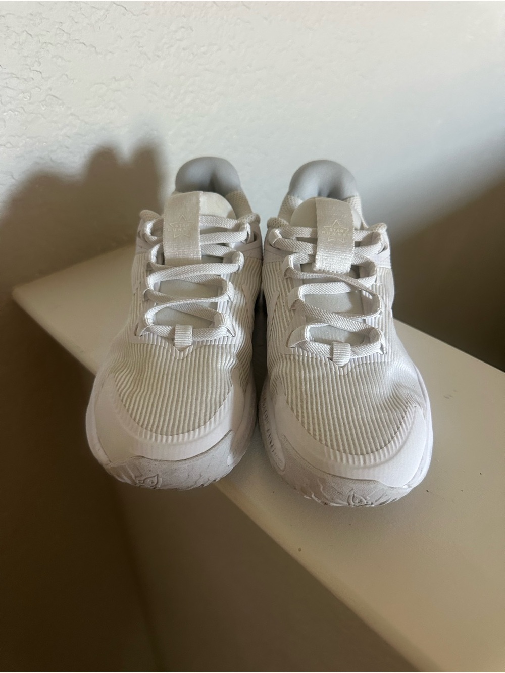 Kids All-White Lightweight Nikes